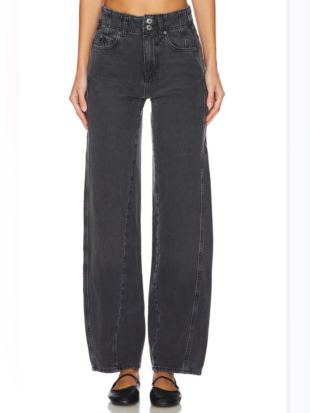 Free People Women’s We The Free Aster High Rise Straight Jeans Size 28